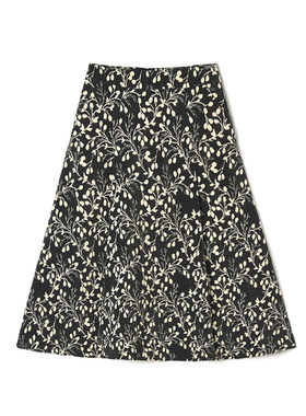 2026年春装Outlets专柜 高端LY系列 雅致印花百搭A字中长裙半身裙