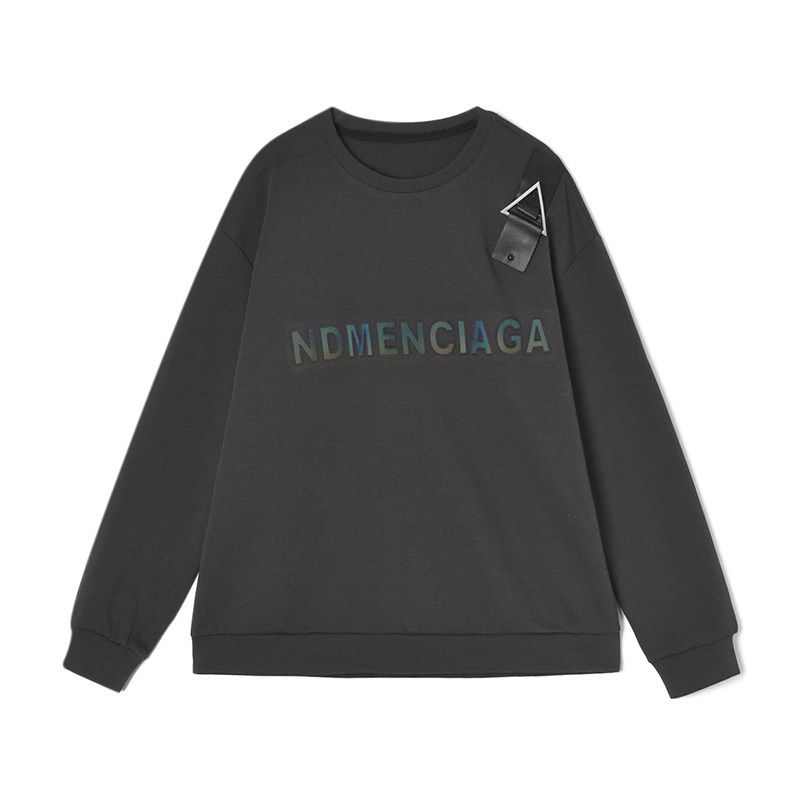 2026年春Outlets正品 高端TE系列精美字母图案上衣微弹长袖卫衣女