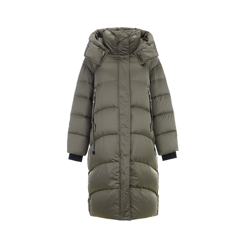 Outlets专柜撤柜正品 OY冬装2025新款过膝保暖连帽加长款鹅绒服女,女装/女士精品,羽绒服,淘宝优惠券,粉丝福利购,淘宝优惠卷