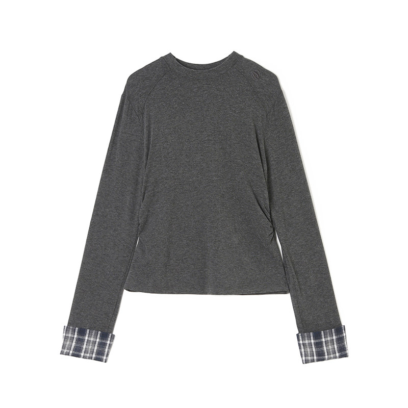 套头微弹上衣内搭外穿T恤