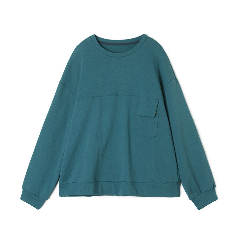 2026年春Outlets正品 高端KK系列简约百搭休闲套头上衣长袖卫衣女