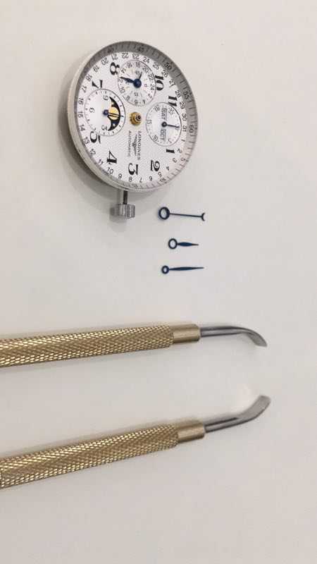 修表工具起针铲钟表维修工具取针器起针钳三针小秒针铲子一对