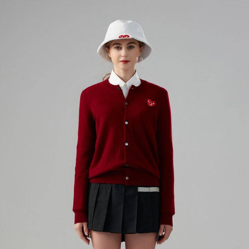 孤品捡漏纯羊毛开衫毛衣外套2025春秋新款日系针织衫条纹女士上衣