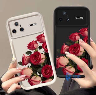天眼阶梯红玫瑰适合华为nova15pro手机壳硅胶保护KLE AL00U防摔软全包边