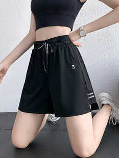 夏季薄款运动短裤女宽松外穿官方健身五分裤大码排球网球羽毛球裤