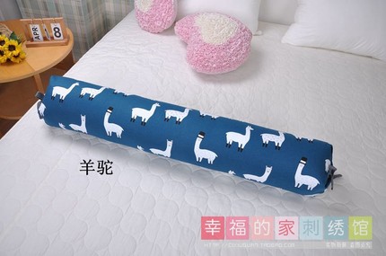 韩国外贸布艺圆柱长枕抱枕靠枕腰枕沙发飘窗糖果加长枕头