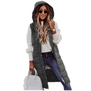 Casual sleeveless cardigan, women cotton jacket, vest jacket