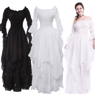 Lace vintage Gothic dress, cosplay, ball princess dress