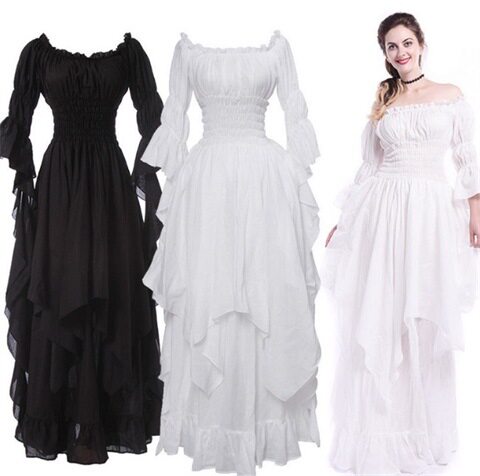 Lace vintage Gothic dress, cosplay, ball princess dress