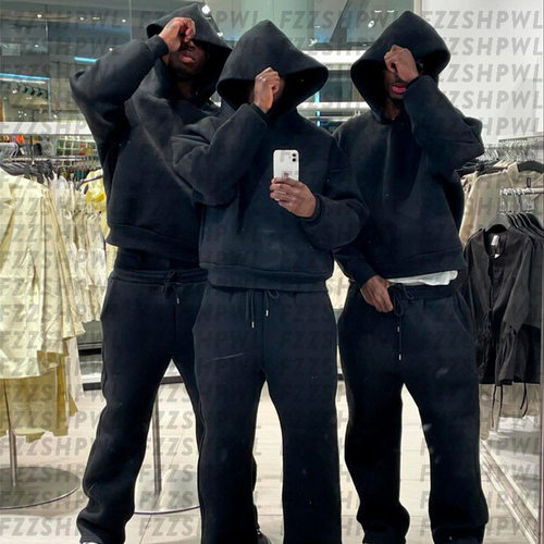 hoodies sweatshirts solid color loose pullover sweatpants