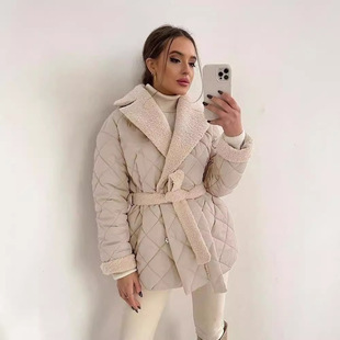 Women Strap 时尚 收腰系带外套 Waist 女装 Fashion sexy Coat