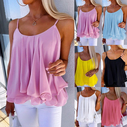 Women's fashion ins camisole loose top small vest 小背心女装