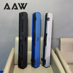 ABS九球杆盒台球杆盒子二分之一大头杆盒子硬箱子四槽孔杆包提背