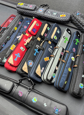 台球杆包九球大头杆包刺绣徽章桌球杆袋软包时尚冲打跳1/2器材套