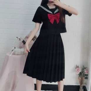 衬衫 特大码 水手服长袖 女装 微胖MM200斤遮肚黑三本JK制服裙基础款