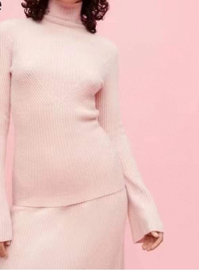 工厂清仓 法国mj原厂纯原单羊毛 套装坑条织法 弹力显瘦两件套装