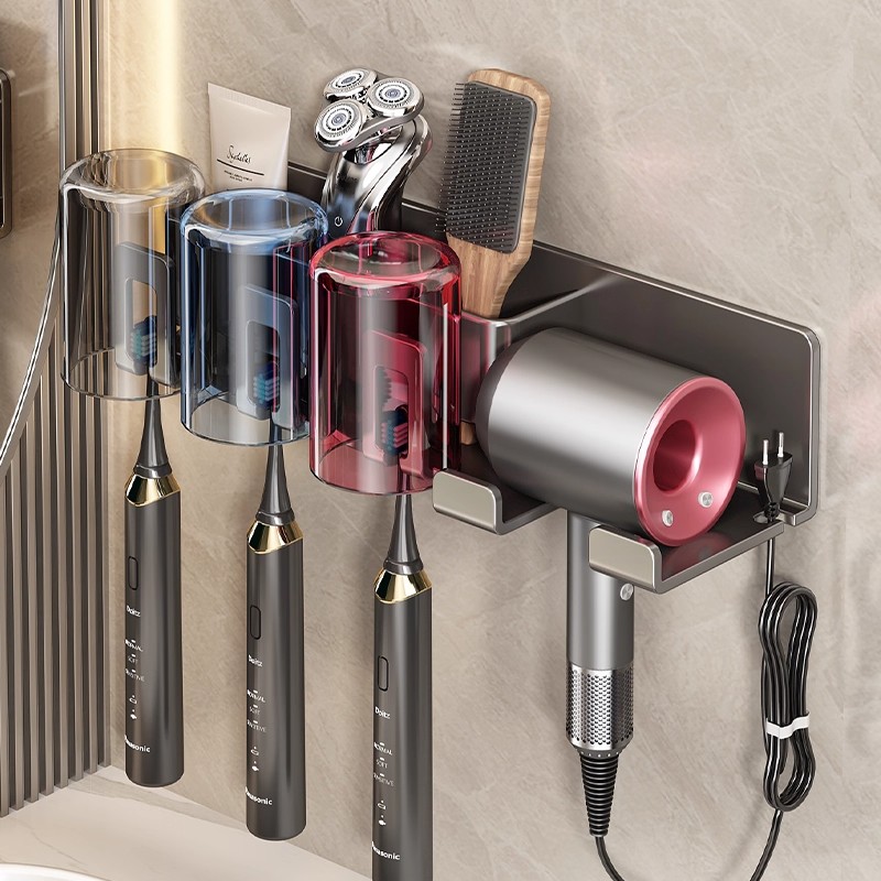 德国进口壁挂式电动免打孔牙刷架