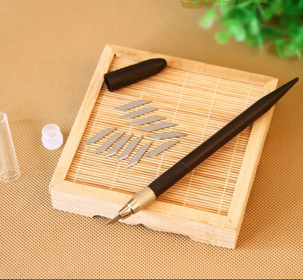 【12个刀片】饼干雕刻刀剪纸刀 美工小刀刻刀造型刀面包蛋糕刀