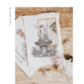 原创手帐印章 in1制物 欧洲复古天使喷泉街灯枫木章 银河街