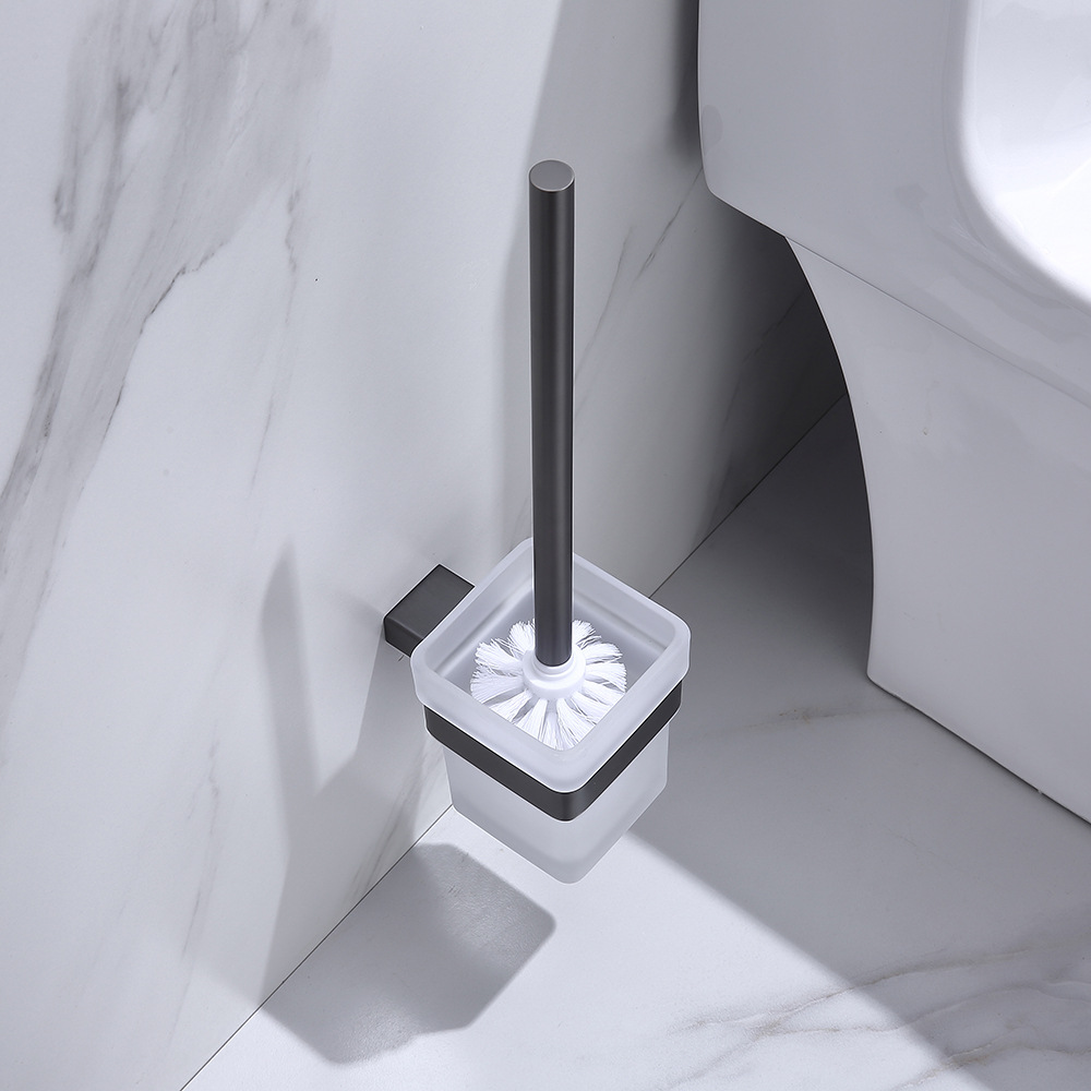 民宿质感枪灰色卫浴五金挂件304不锈钢浴室挂件家装建材毛巾挂架