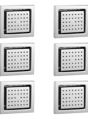 YJB内嵌暗装侧喷120x130角度可调墙喷腰喷按摩小花洒喷头淋浴配件