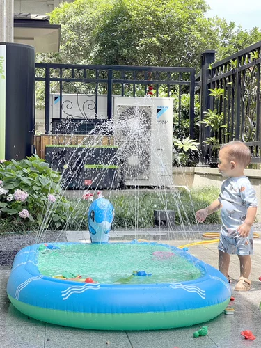 Дорожная игрушка, надувной динозавр, фонтан, бассейн, популярно в интернете