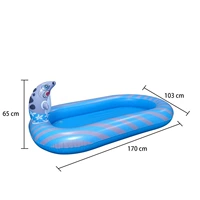 Синий пруд акулы (за исключением надувного насоса без водопроводной трубы