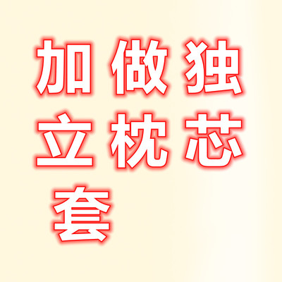 加做独立枕芯套方便清洗建议