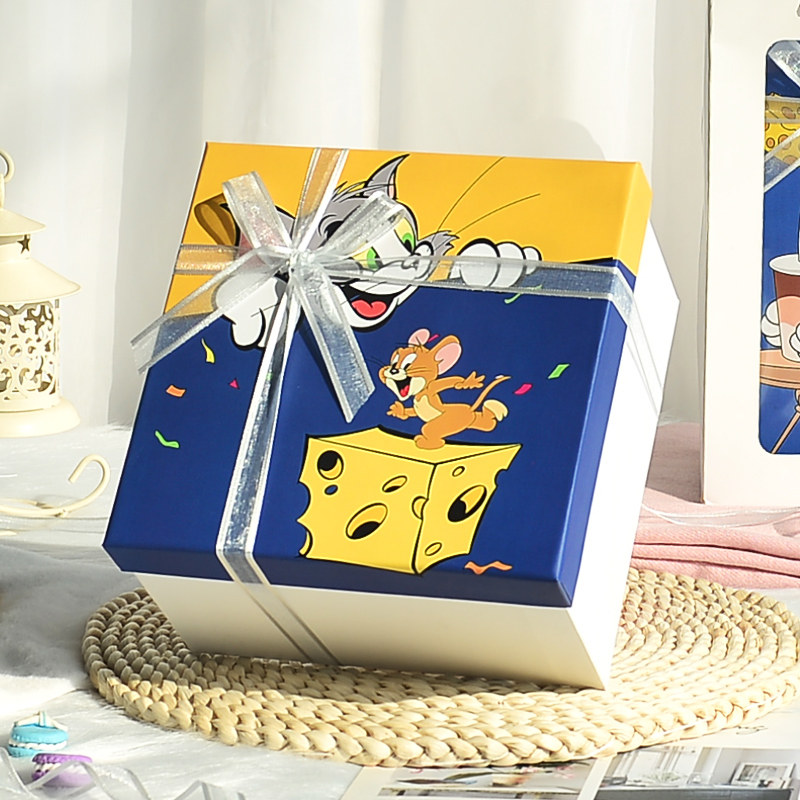 猫和老鼠礼物盒空盒子送男女生日礼品盒玩具相册包装盒精美礼品盒