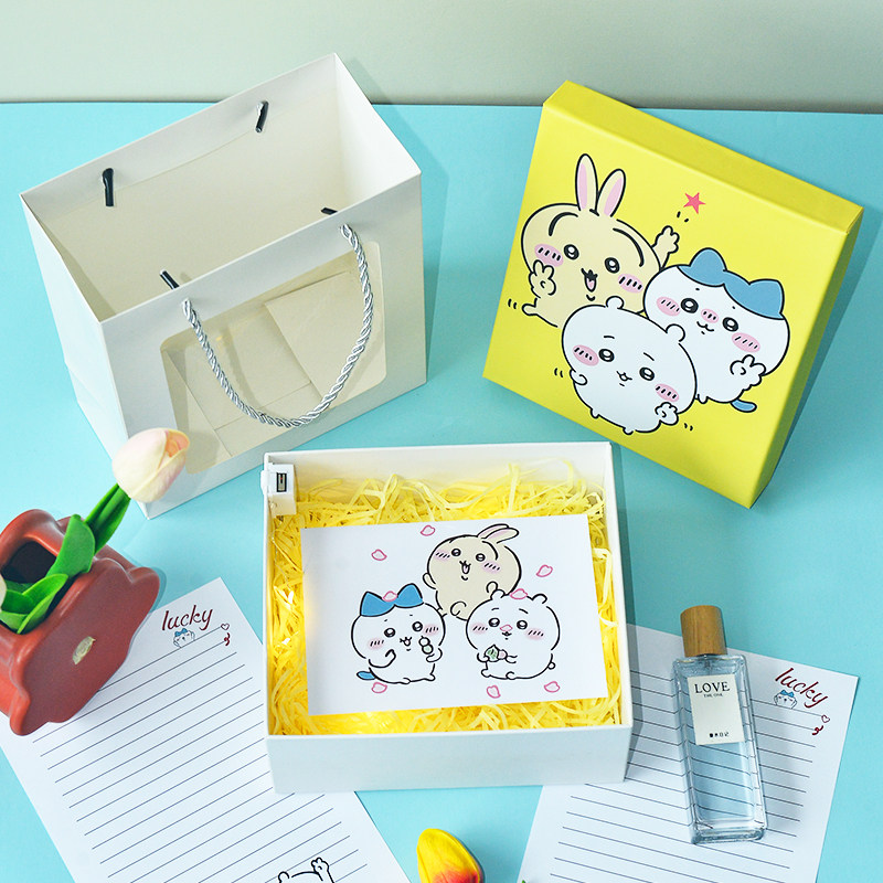 精美礼盒乌萨奇生日礼物盒空盒礼品盒送女友口红香水礼品盒包装盒