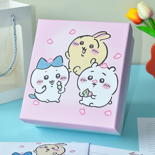 礼物盒乌萨奇礼盒送男友女生高级感口红香水生日礼品包装盒空盒子