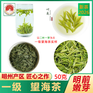 一级望海茶2026年明前茶50克散装家庭农场直销宁海特产高山绿茶叶