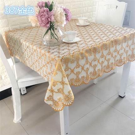 特价正方形长方形餐桌布PVC防水麻将桌盖布塑料免洗八仙桌台布