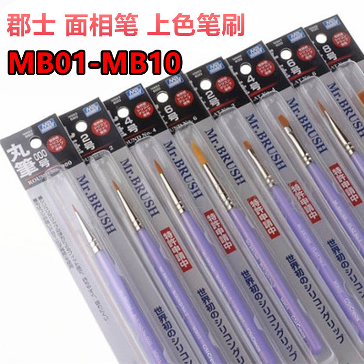 钢铁苍穹郡士模型平笔面相笔渗线