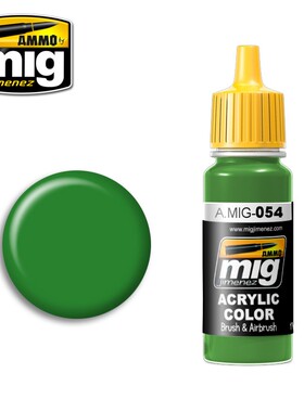 钢铁苍穹 AMMO MIG 水性漆 054 SIGNAL GREEN 17毫升