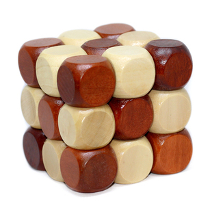 神龙摆尾木制拼装魔方亲子互动儿童智力玩具益智游戏孔明锁鲁班锁