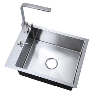 加厚一体 55x35 55x30水槽单槽 50x35 不锈钢水槽单槽洗菜 40x35