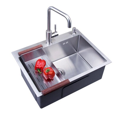 水槽双槽单槽拉丝水盆一体