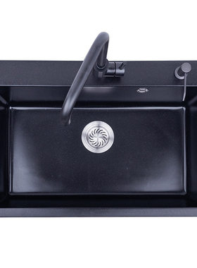 60x45 65x45 68x45 70x45 70x50 72x40黑色厨房水槽家用洗碗池