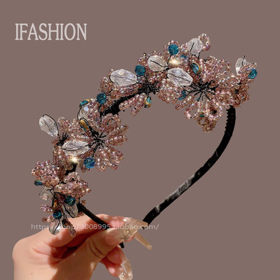 爆款月销10万件韩国进口水晶发箍