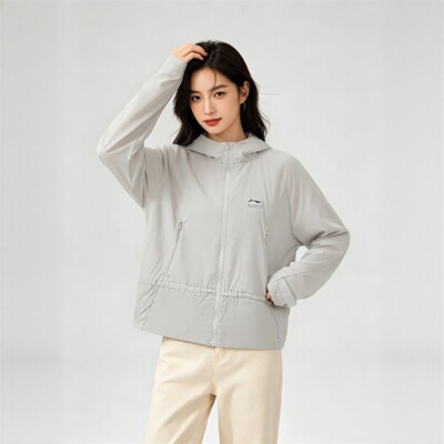 李宁防晒外套女子运动风衣