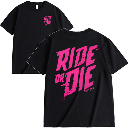 新款ride or die短袖T恤衣服PMuc-Off土坡速降骑行服宽松男装夏