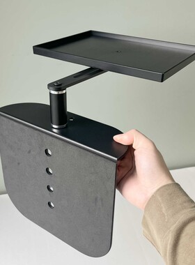 投影仪支架床头隐藏式免打孔投影支架置物架适用极米z6x投影机放置台家用投影架卧室床头沙发通用投影仪托盘