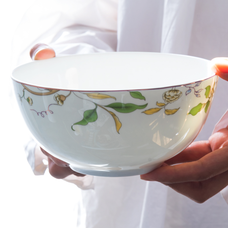 碗4个装骨瓷6英寸奥碗吃饭碗米饭碗陶瓷碗大碗汤碗家用面碗可微波-封面