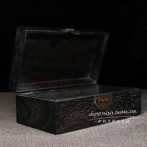 Инкрустация камня из розового дерева, коробочка для хранения из натурального дерева из старинного материала, сундук с сокровищами