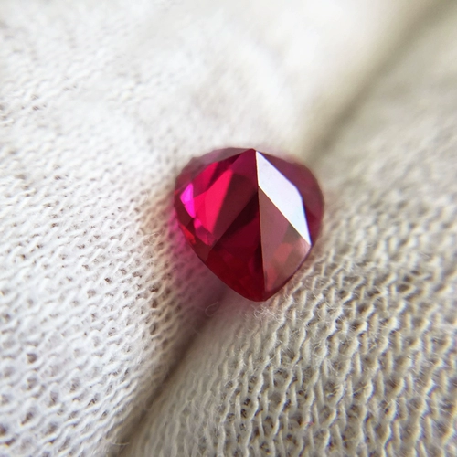 红刚玉 Рубиновый аксессуар, кольцо, драгоценный камень для кольца, инкрустация камня, DIY