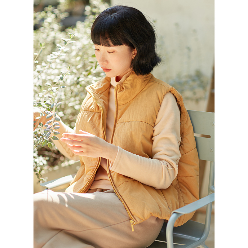 忘城门襟拉链文艺复古马甲