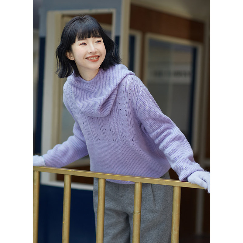 忘城圆领文艺复古羊毛