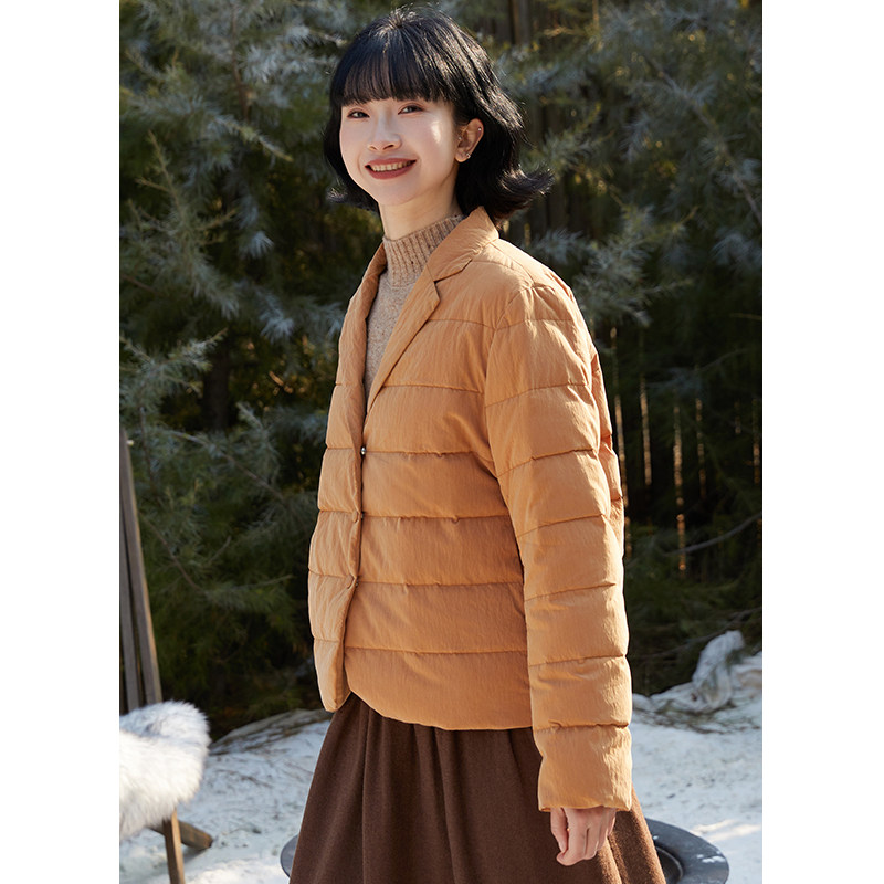 忘城Y591座/走进童话/冬季轻薄款保暖90白鸭绒羽绒服西装领短外套,女装/女士精品,羽绒服,淘宝优惠券,粉丝福利购,淘宝优惠卷