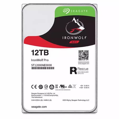 Seagate/希捷ST12000NT001酷狼pro 12T NAS网络硬盘原厂数据恢复